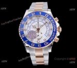 Best 1-1 Replica Rolex Yachtmaster II JF 7750 Watch 2-Tone Rose Gold NEW Face_th.jpg